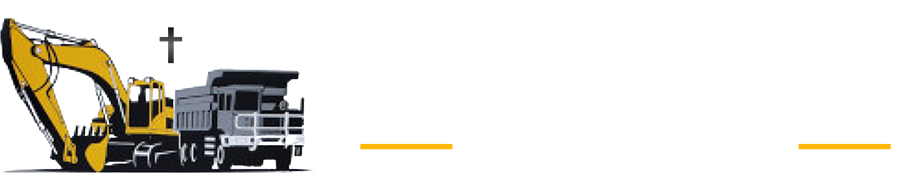 Sharp's Excavating LLC GBP Full Logo White